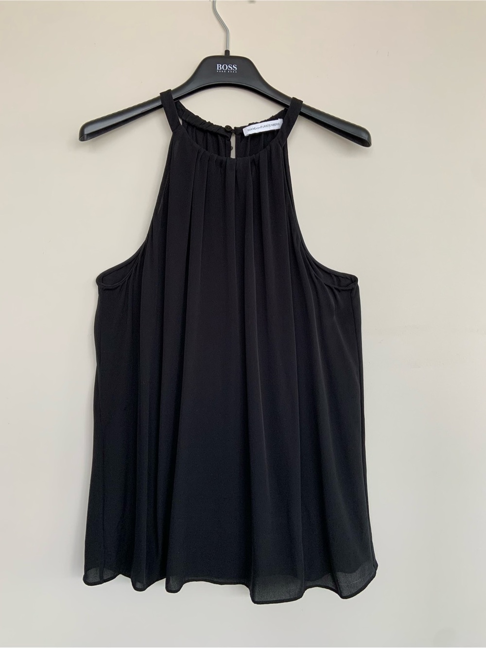 Navy halter top